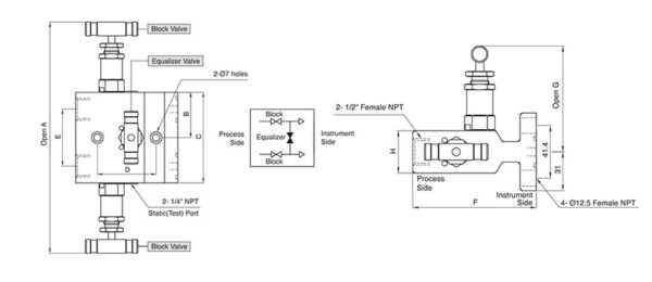 SM3V 3-Valve Manifold Valves - Image 3