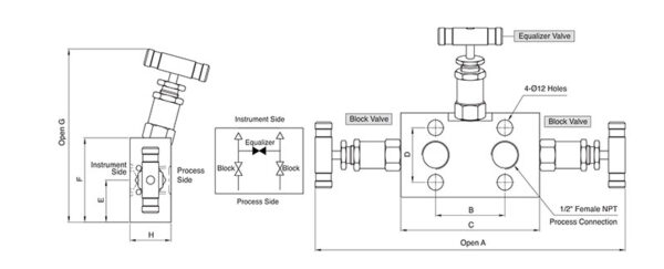 SM3V 3-Valve Manifold Valves - Image 5