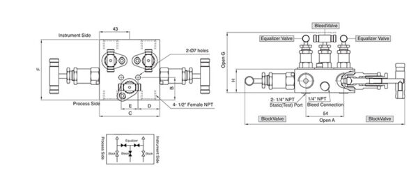 SM5V 5-Valve Manifold Valves - Image 2